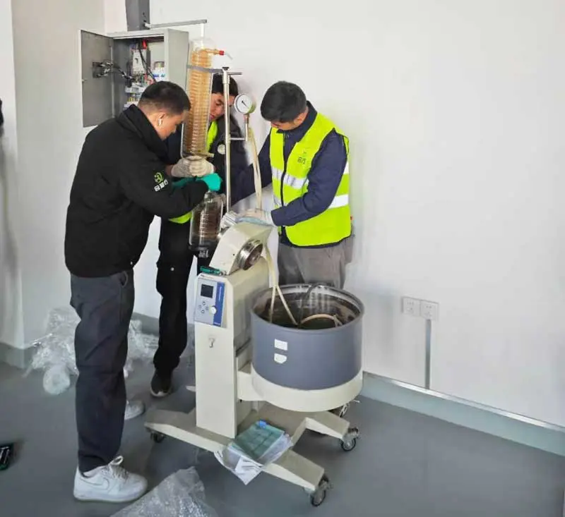 西安合知行 实验室搬迁后精密仪器进场安装调试